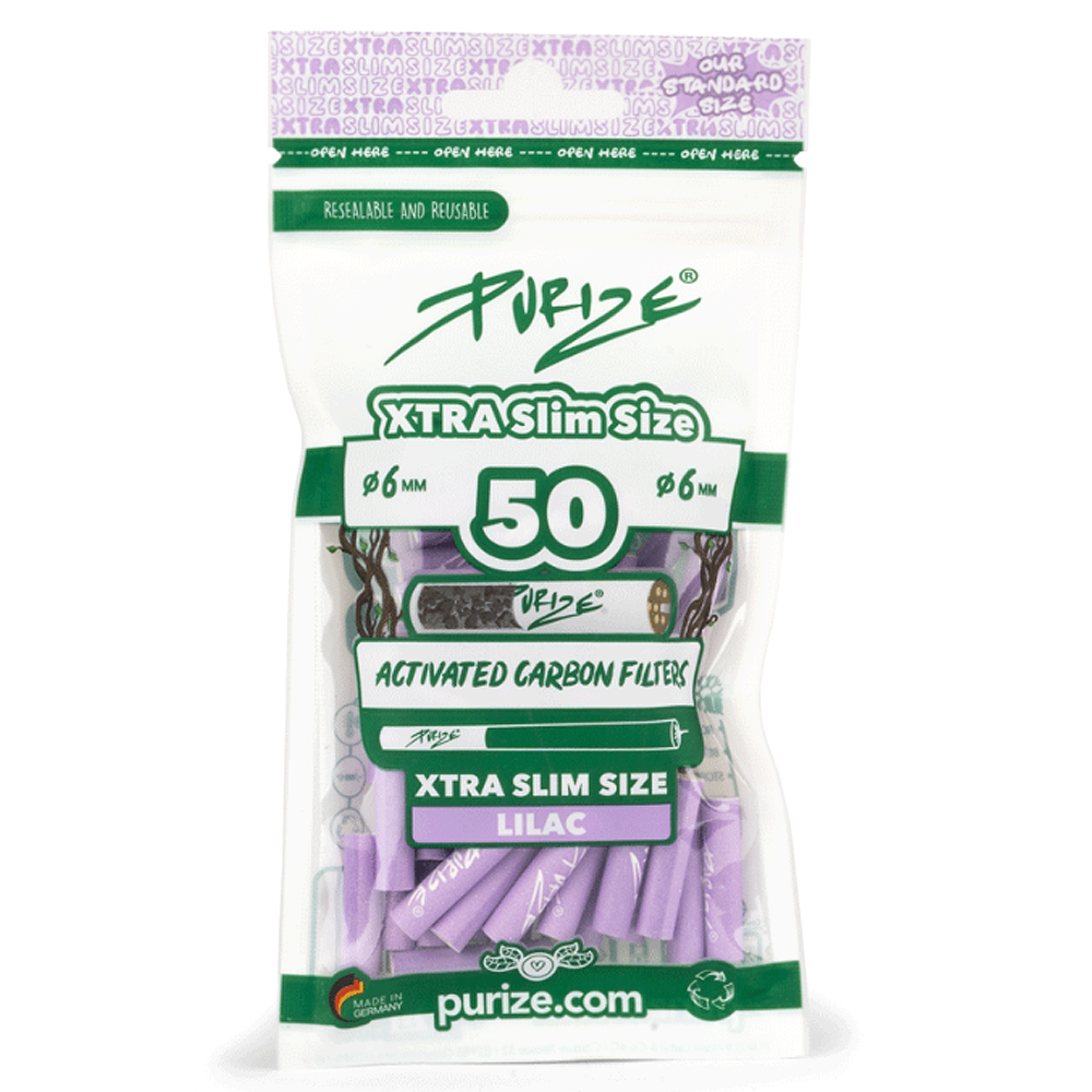 Purize Filters XTRA Slim Size 50 Stk lilac
