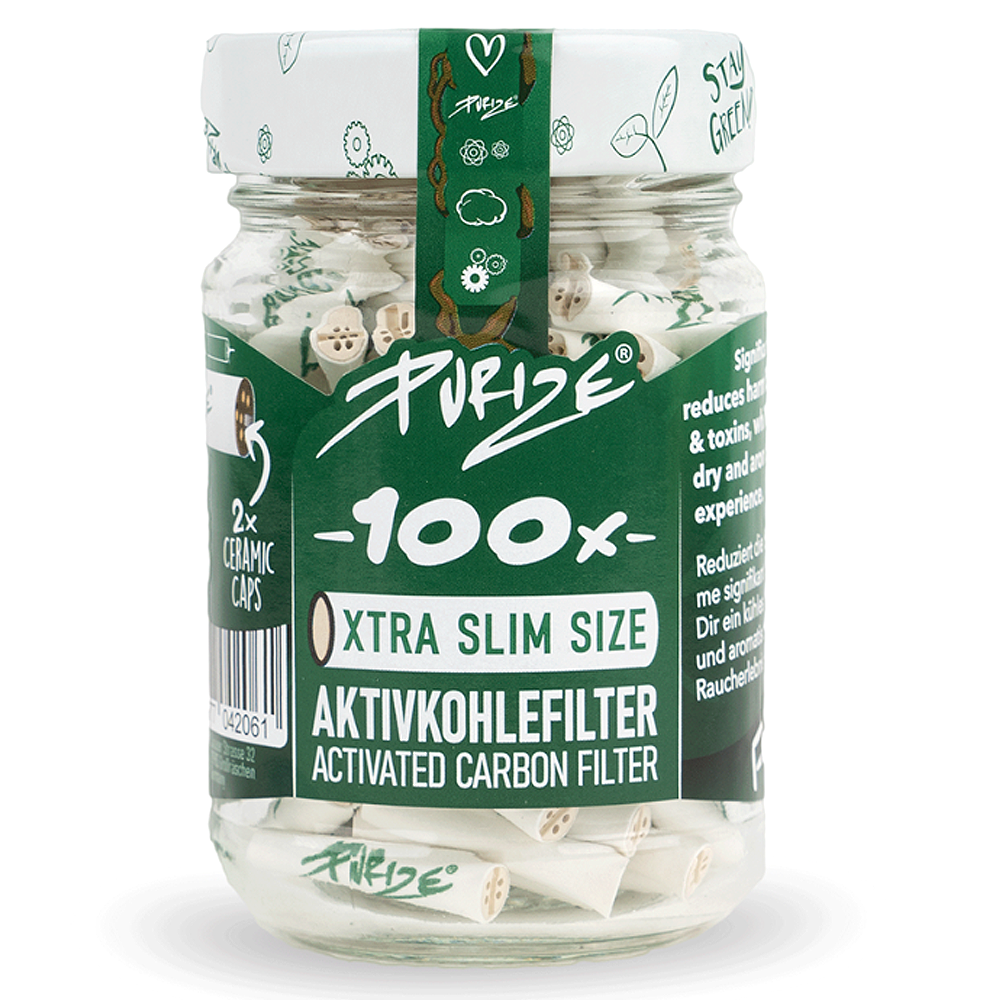 Purize Filters XTRA Slim Size 100 Stk white
