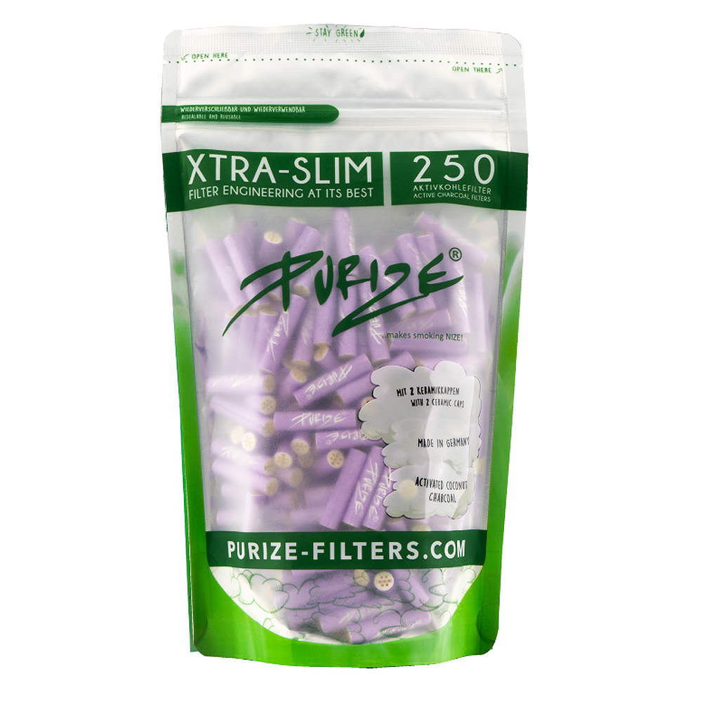 Purize Filters XTRA Slim Size 250 Stk lilac
