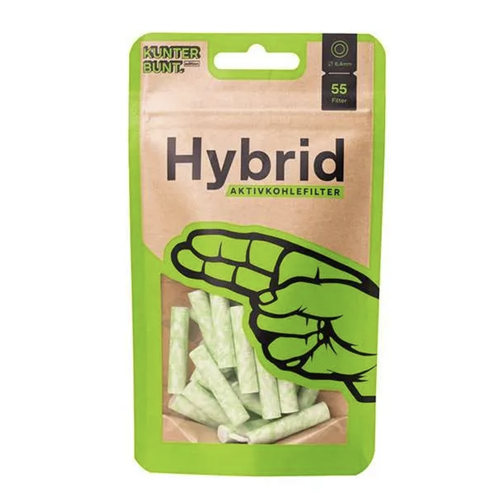 Hybrid Aktivkohlefilter 55 Stk. weiss