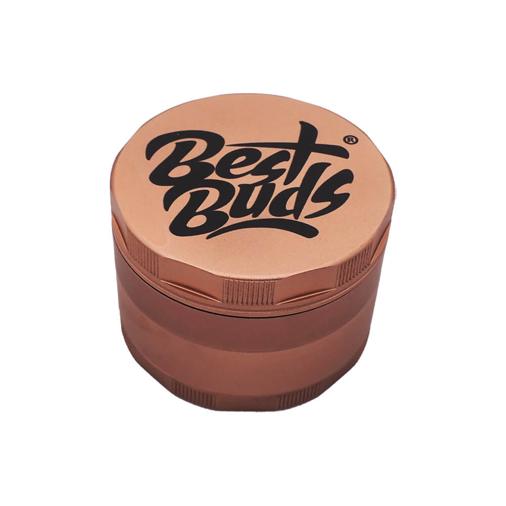 Best Buds Mighty Aluminium Grinder Black 4-teilig 60mm bronze