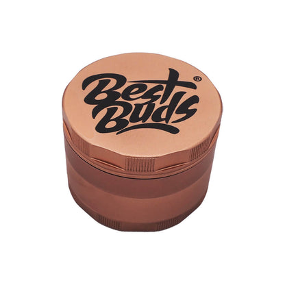 Best Buds Mighty Aluminium Grinder Black 4-teilig 60mm bronze